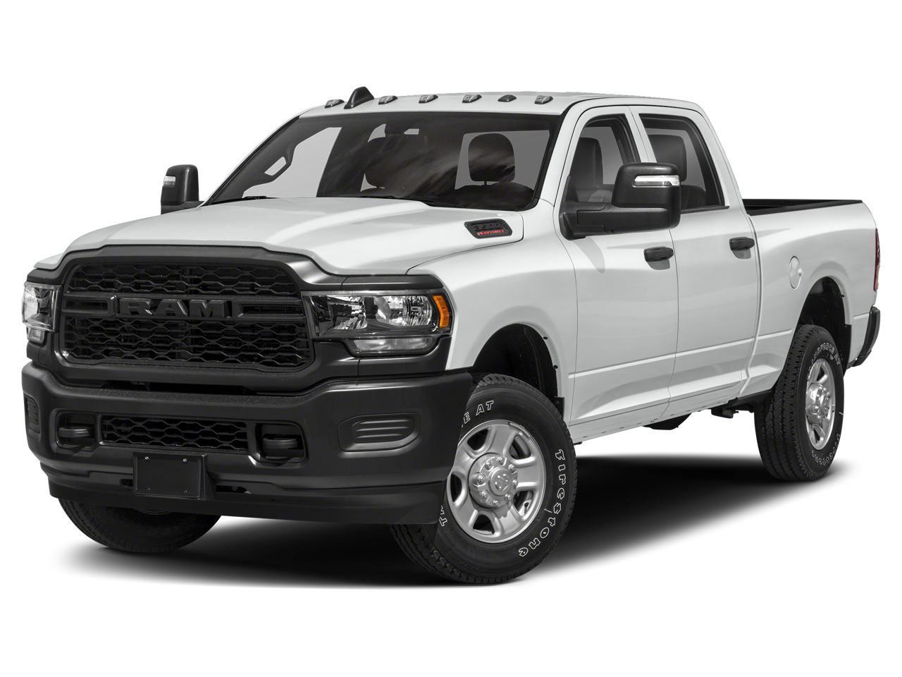 2024 RAM 3500 Tradesman in Bright White Clearcoat — front three-quarter view