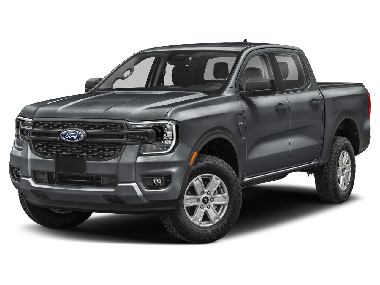 2026 Ford Ranger XL in Gray Metallic — front three-quarter view